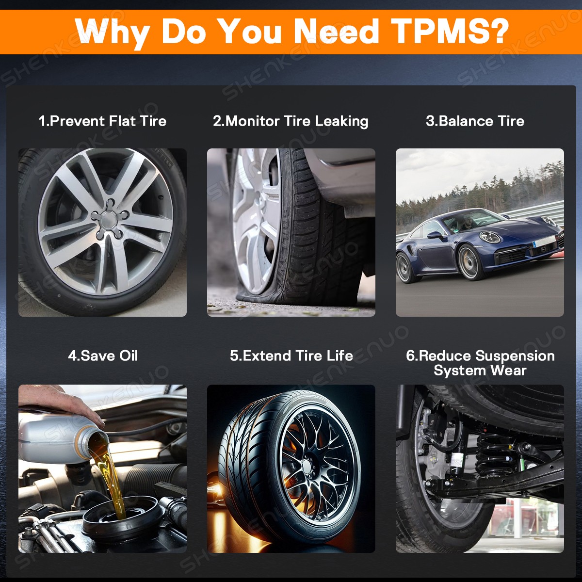 PACK TPMS Tire Pressure Sensor For MERCEDES A0009053907 A0009054100 A0009057200