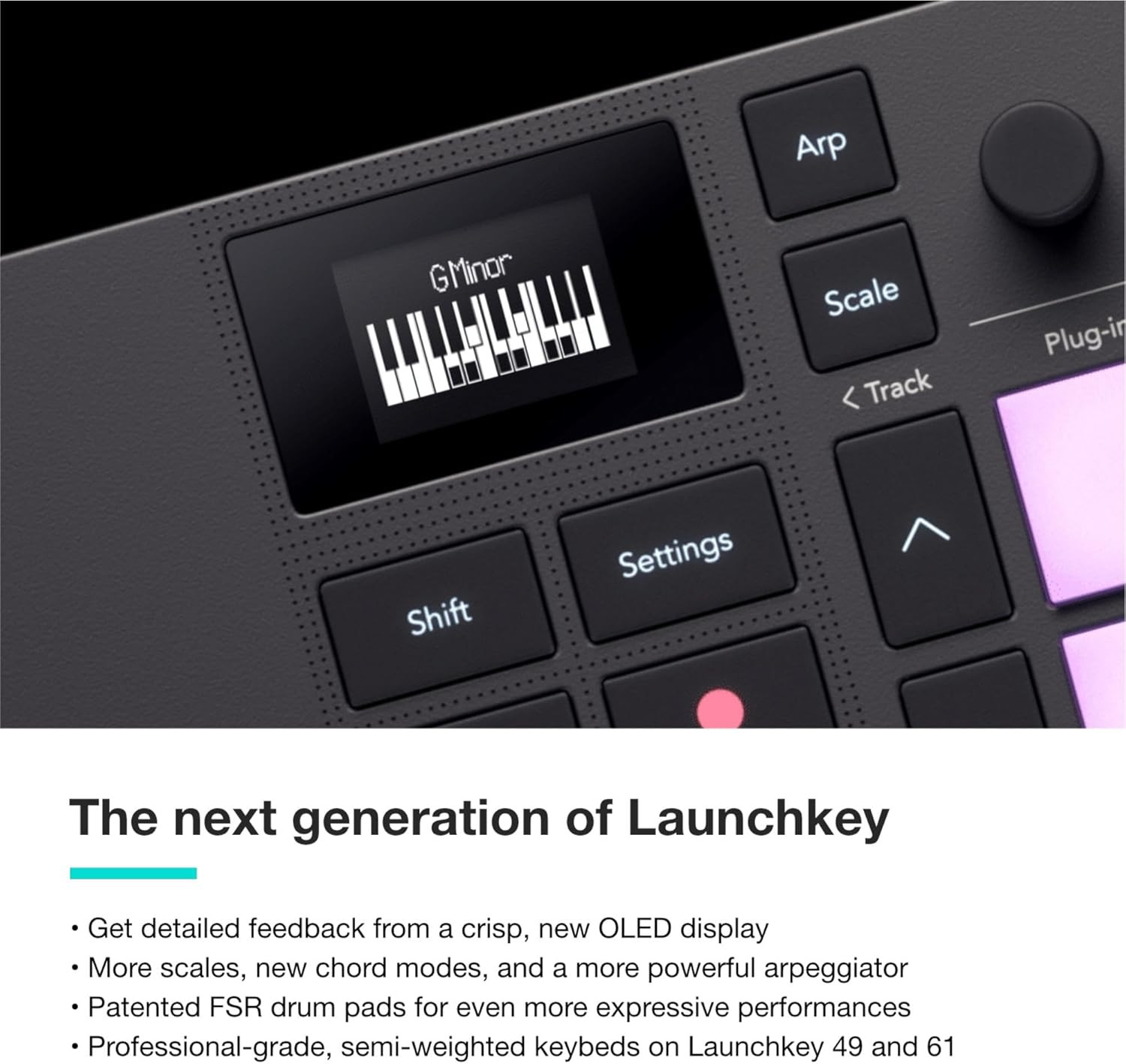 Launchkey Mini 25 MK4 — Portable 25 Mini-Key, USB, MIDI Keyboard Controller with