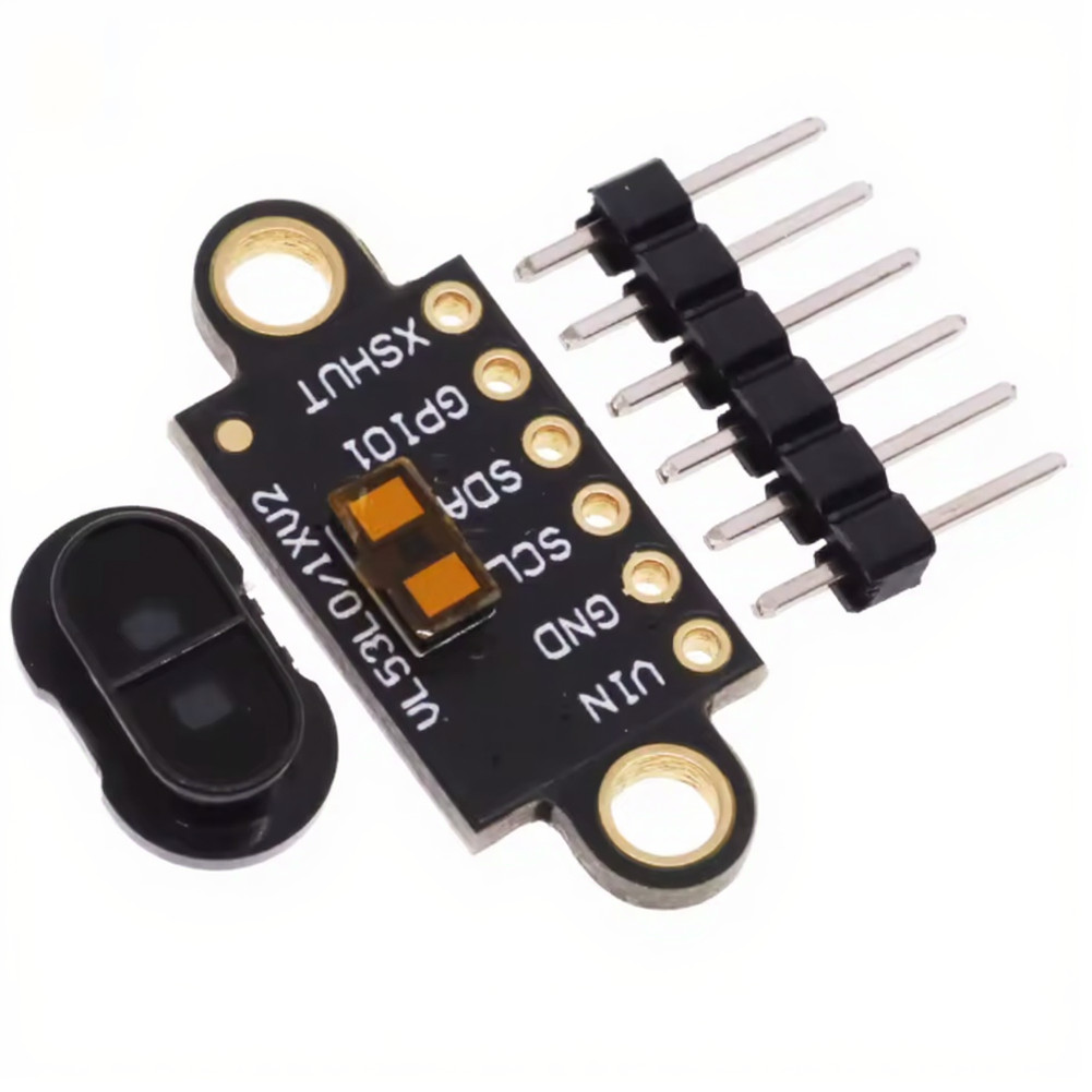 VL53L3CX Compact Black Rangefinder Module 25 x 13 mm for Hobbyist Projects