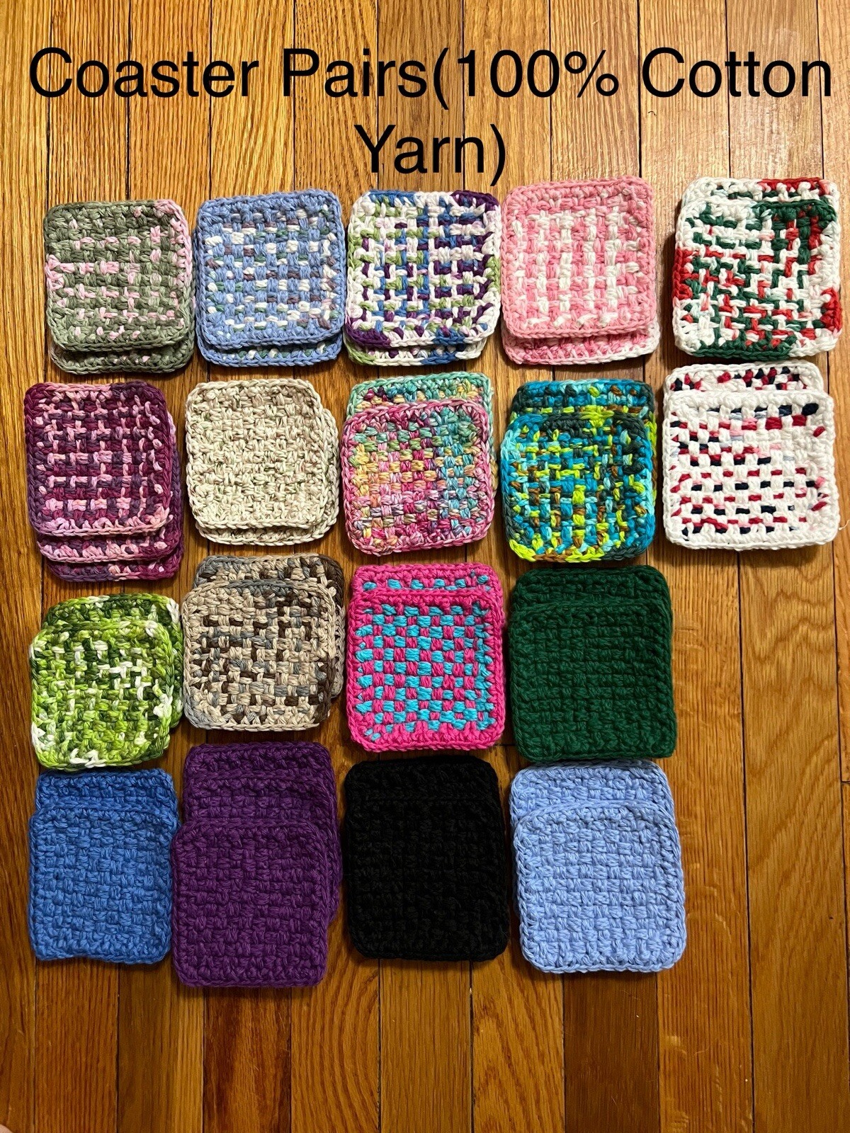 Woven Cotton Coasters ($3.00) Each