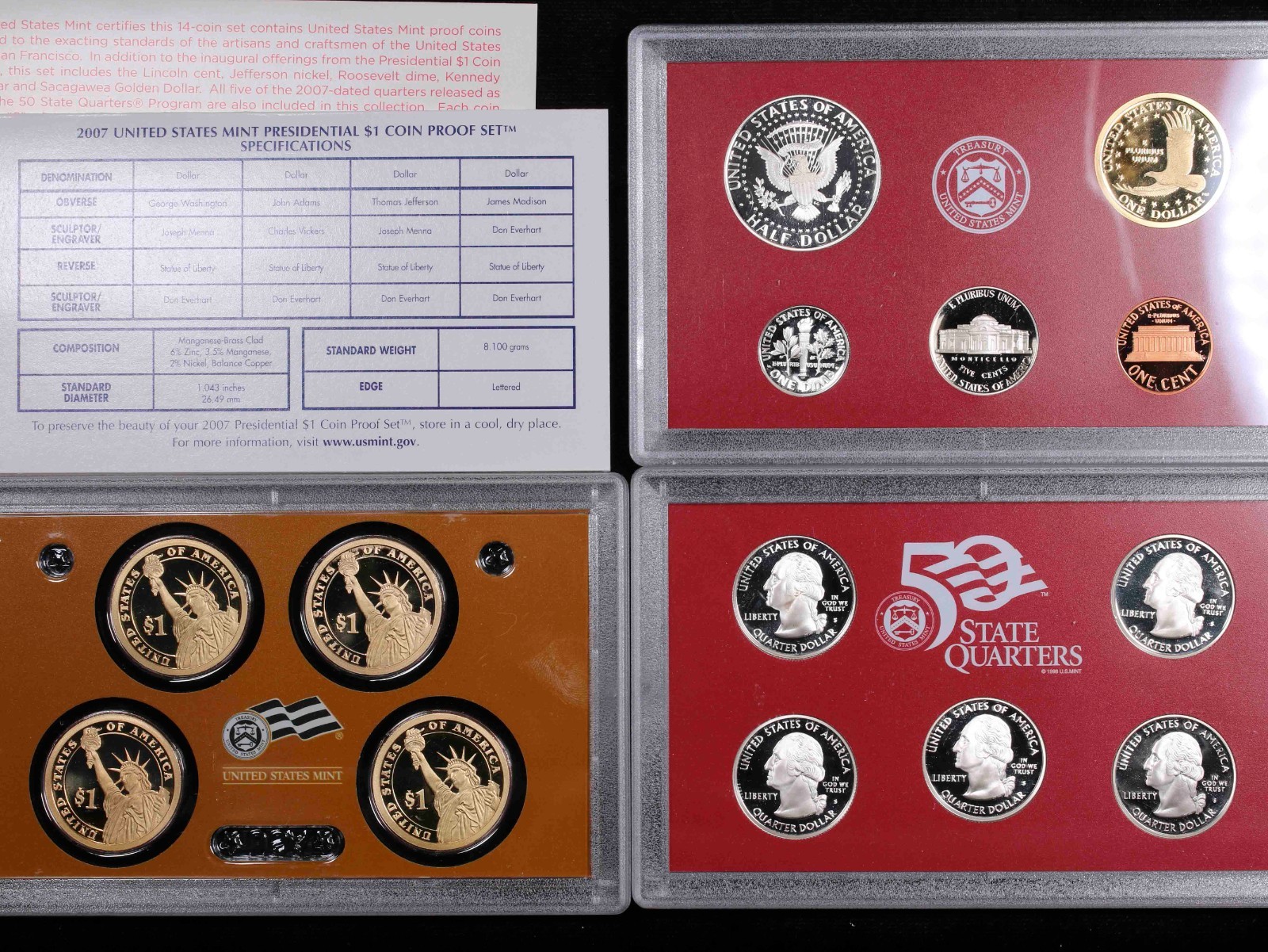 2007 U.S Mint Silver Proof Set #B310