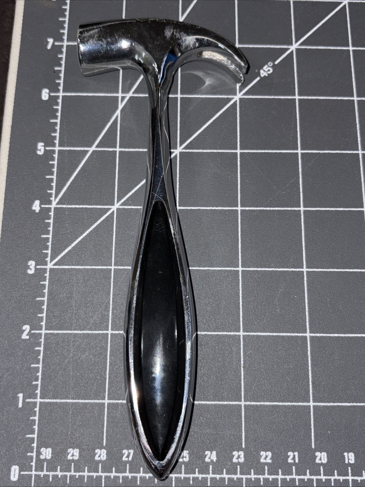 Vintage Chrome Hammer Germany- 7” Long