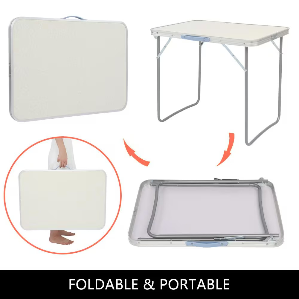 Rectangle Aluminum Folding Picnic Table