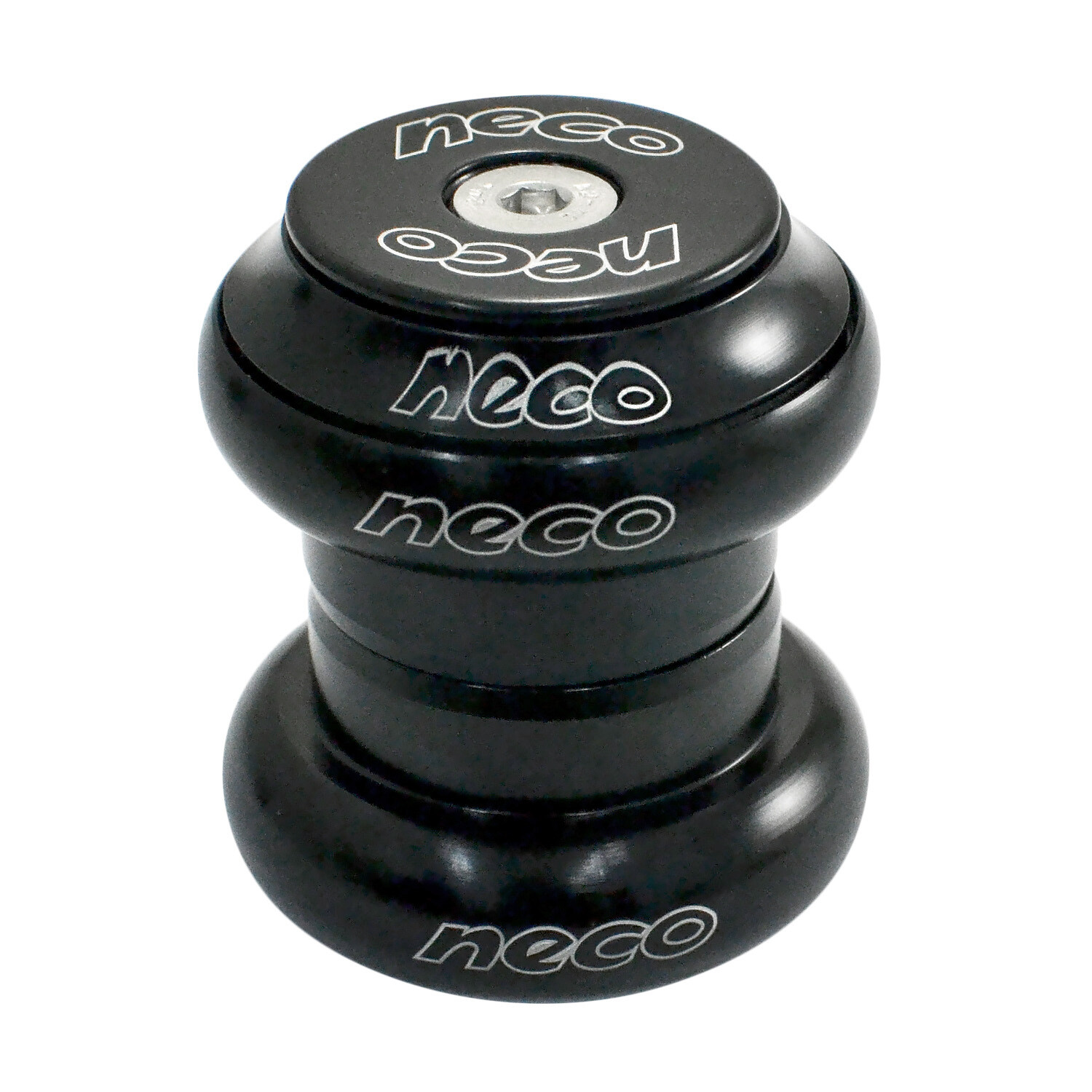 NECO 1-1/8" CNC Threadless 1 Inch Headset , Black