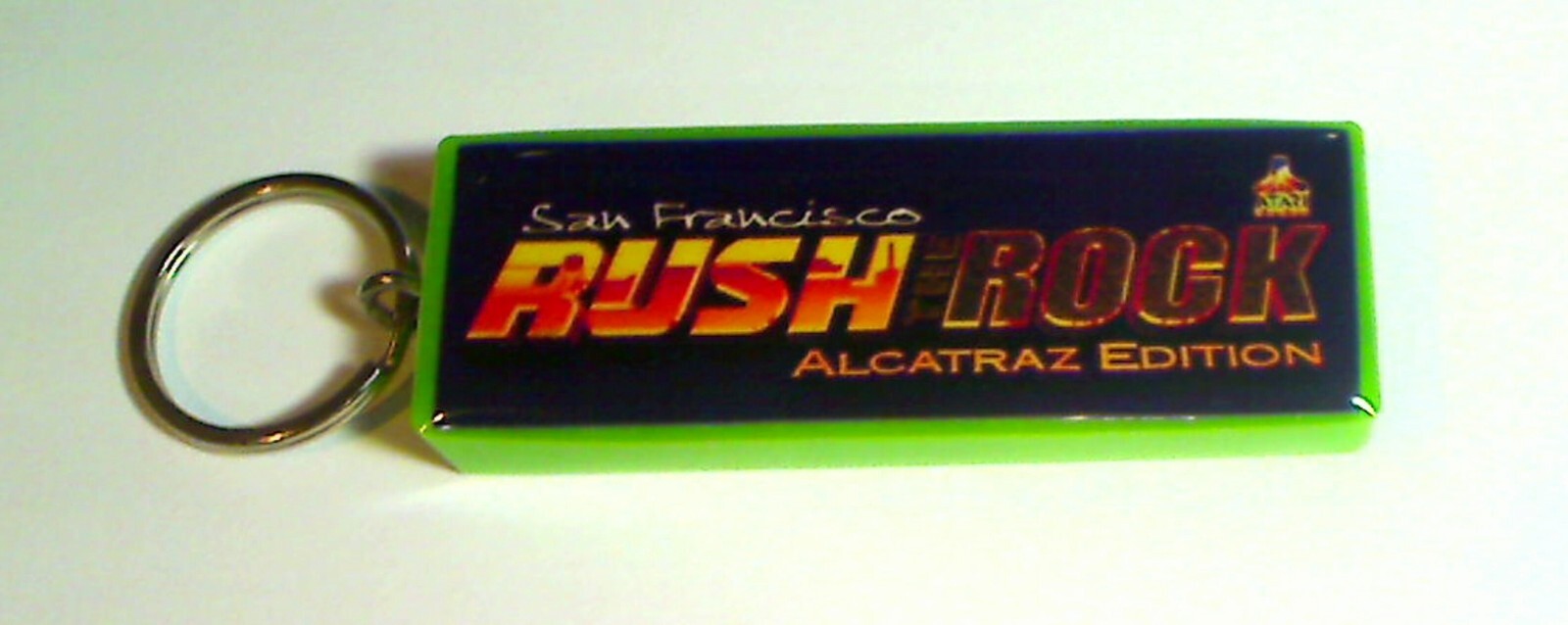 San Francisco RUSH the Rock  Arcade Coin Door Keychain