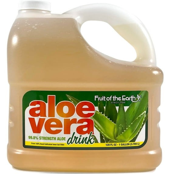 Fruit of the Earth Health & Wellness Aloe Vera Drink, 128 fluid ounces Free Ship