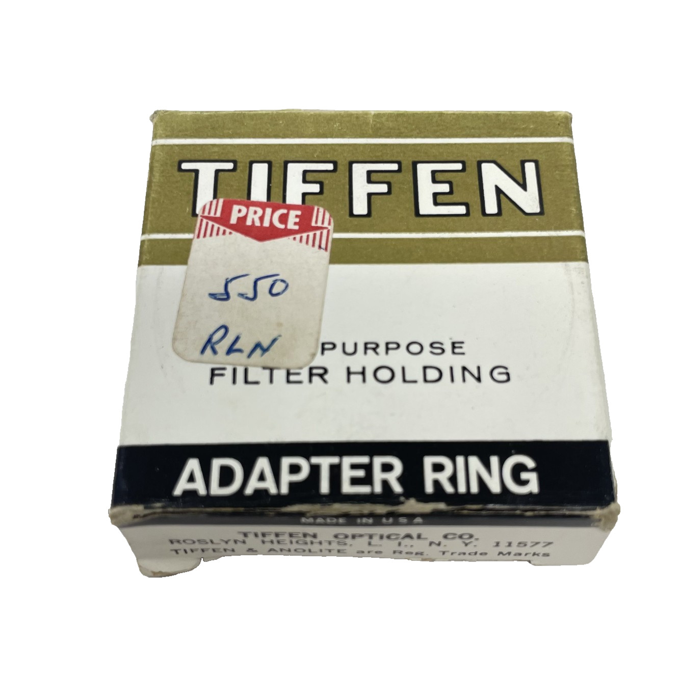 Tiffen Adapter Ring Stock No 52 M-7 Filter Holding Made in USA Boxed Untested