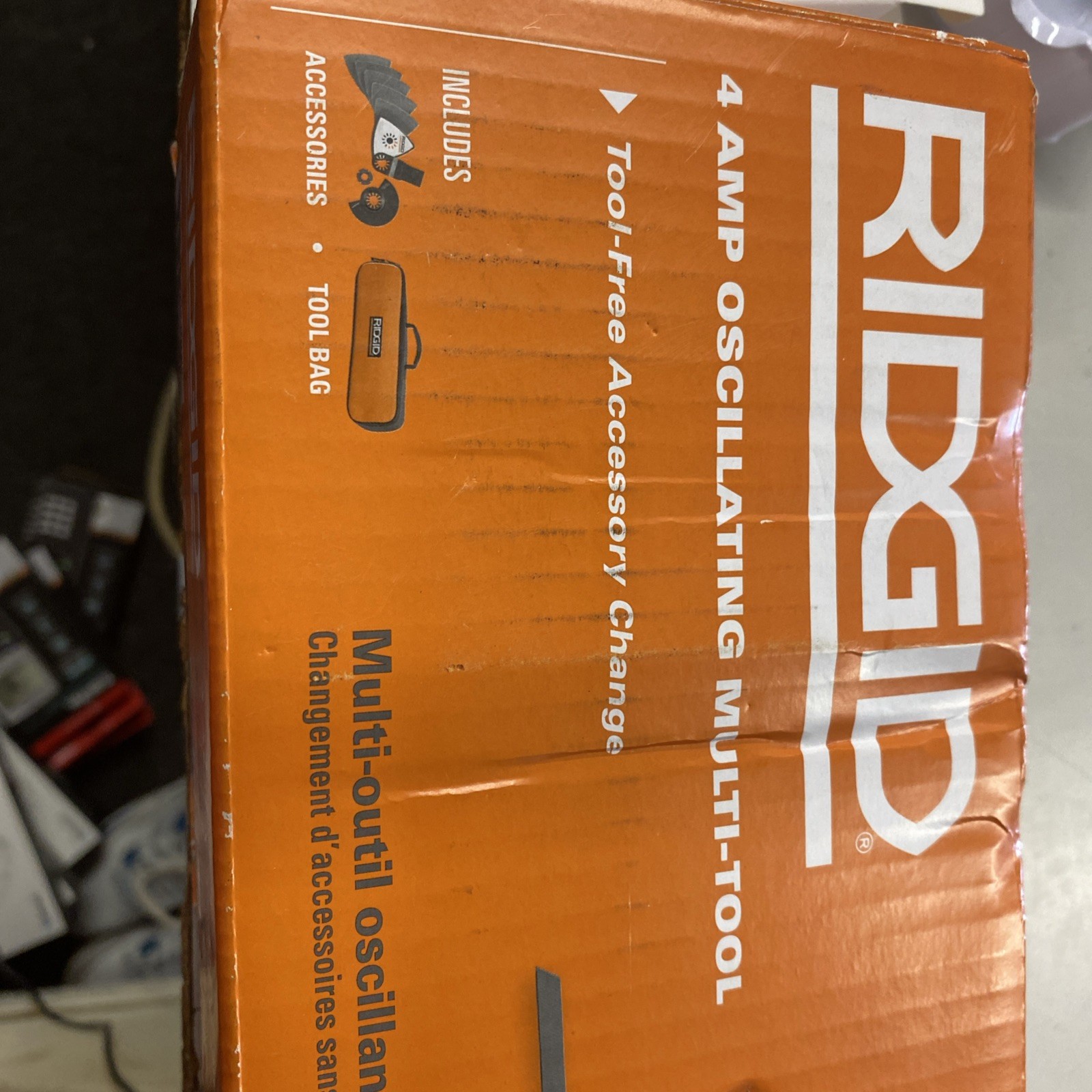 Ridgid - R28700 - 4 Amp Oscillating Multi-Tool, Bag, Accessories - New