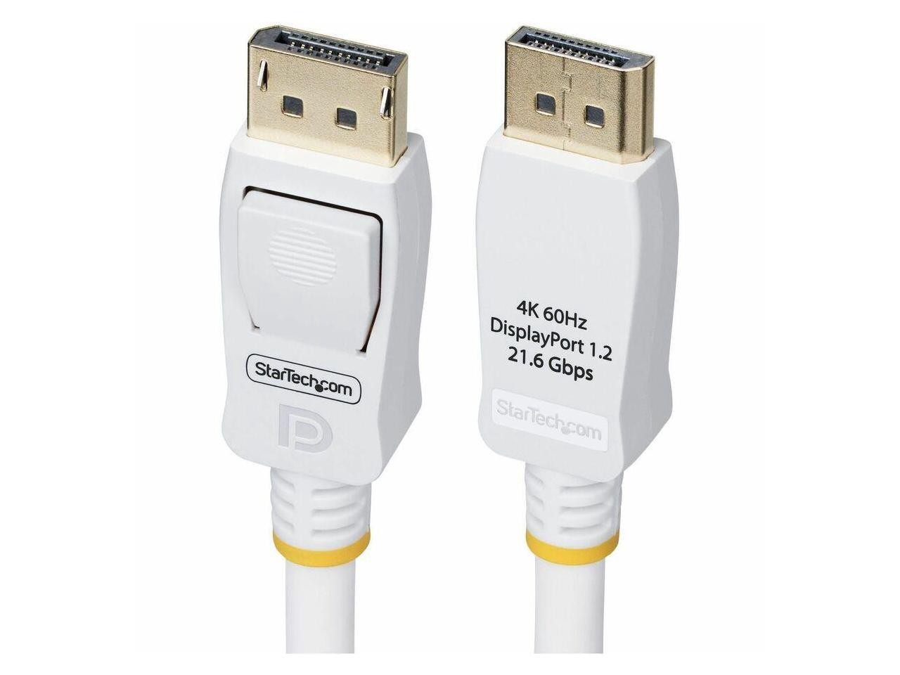 StarTech 6ft DisplayPort Cable White