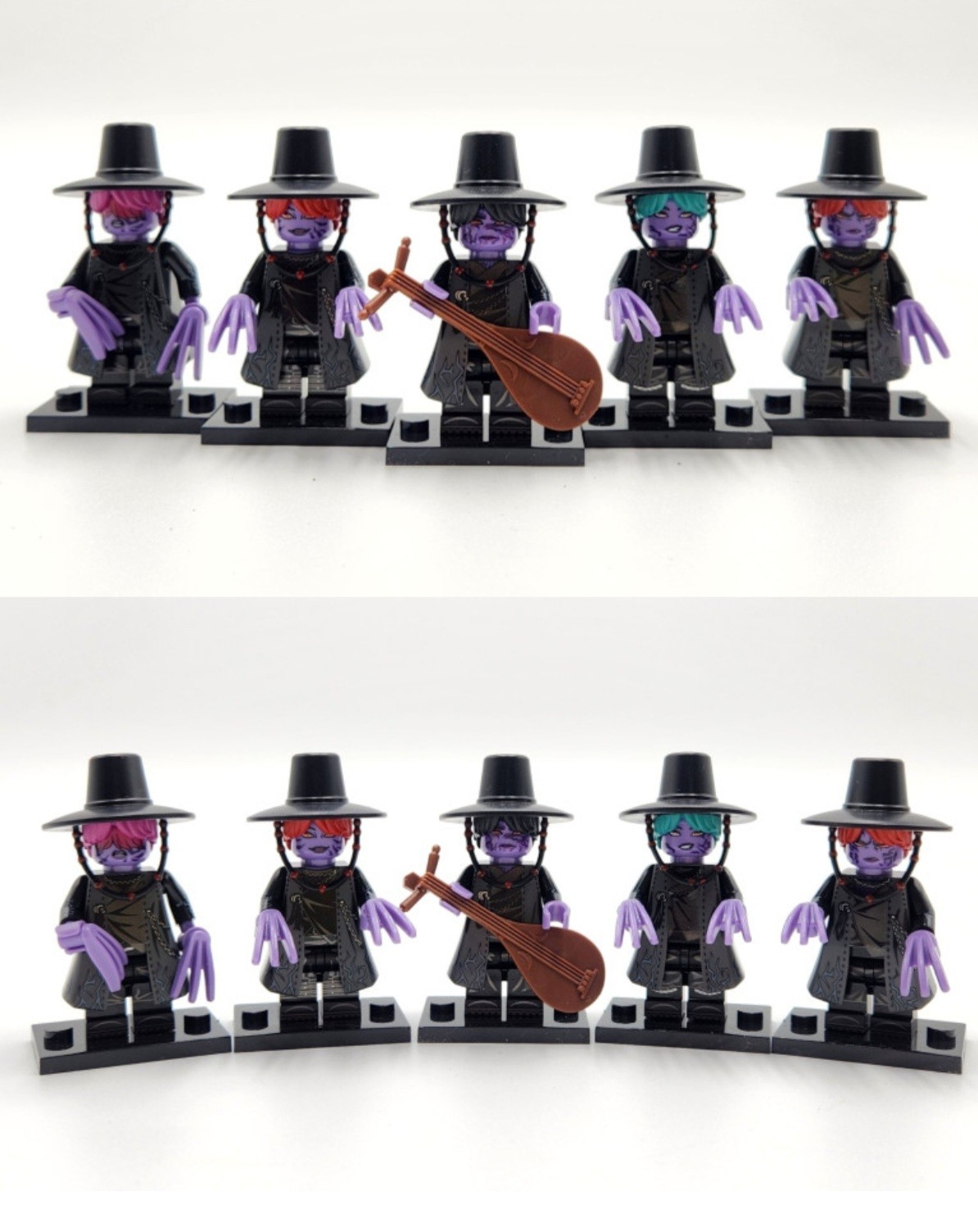 Demon Hunters Saja Boyz KPOP Official Minifigure 5pc Complete Set Building Block