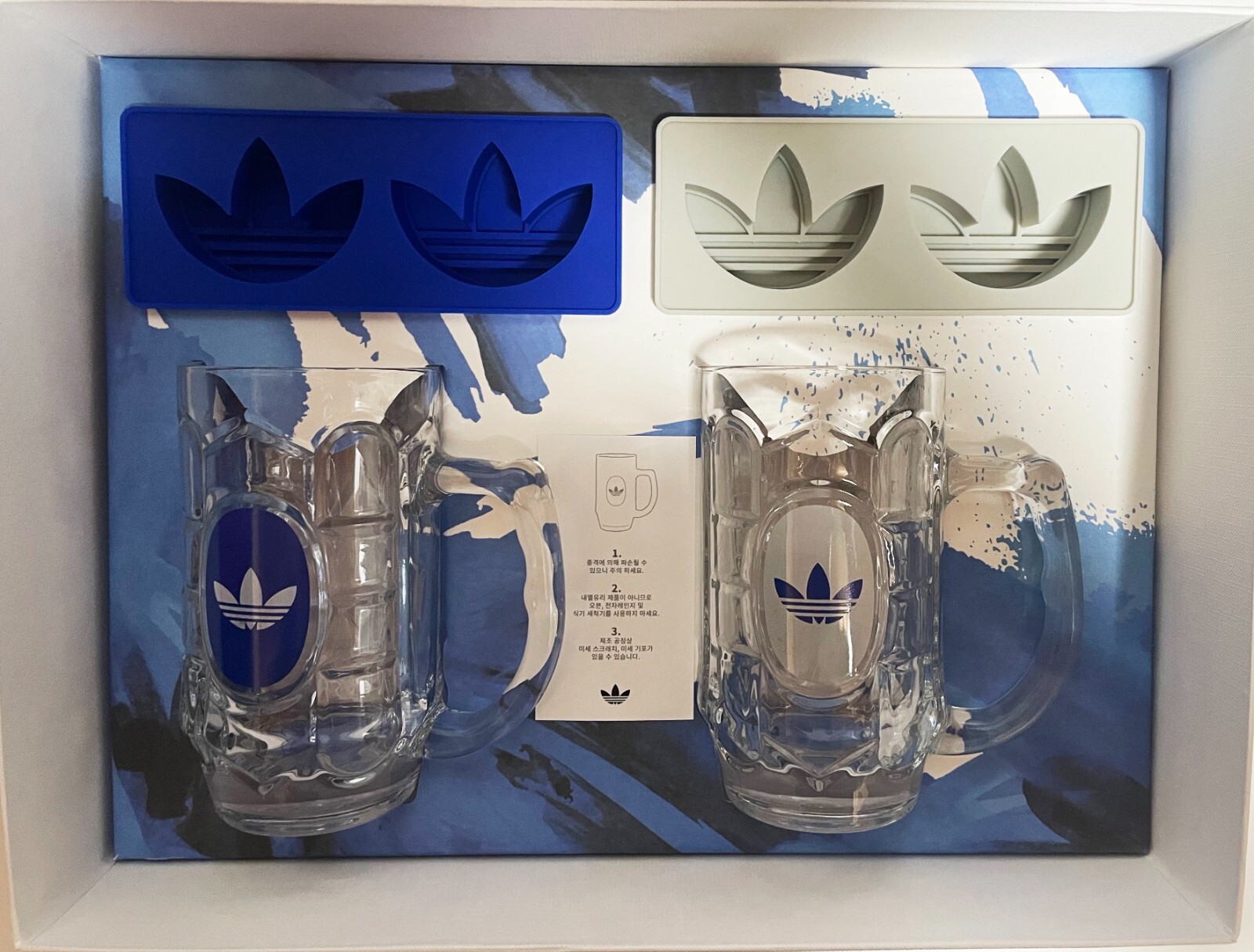 Adidas Limited Edition RARE Renewal Special Gift Glass Ice Tray Korean