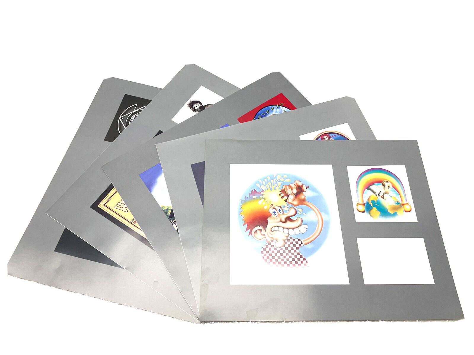 VINTAGE GRATEFUL DEAD PRINT SET 1997 ALBUM COVER ART GARCIA MOUSE BOB WEIR LESH