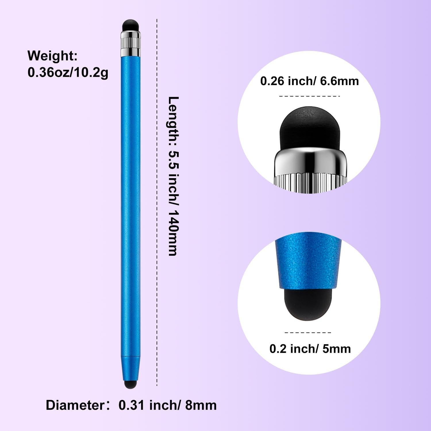 ChaoQ Stylus Pen 3 Pack – High Sensitivity for iPad iPhone Android