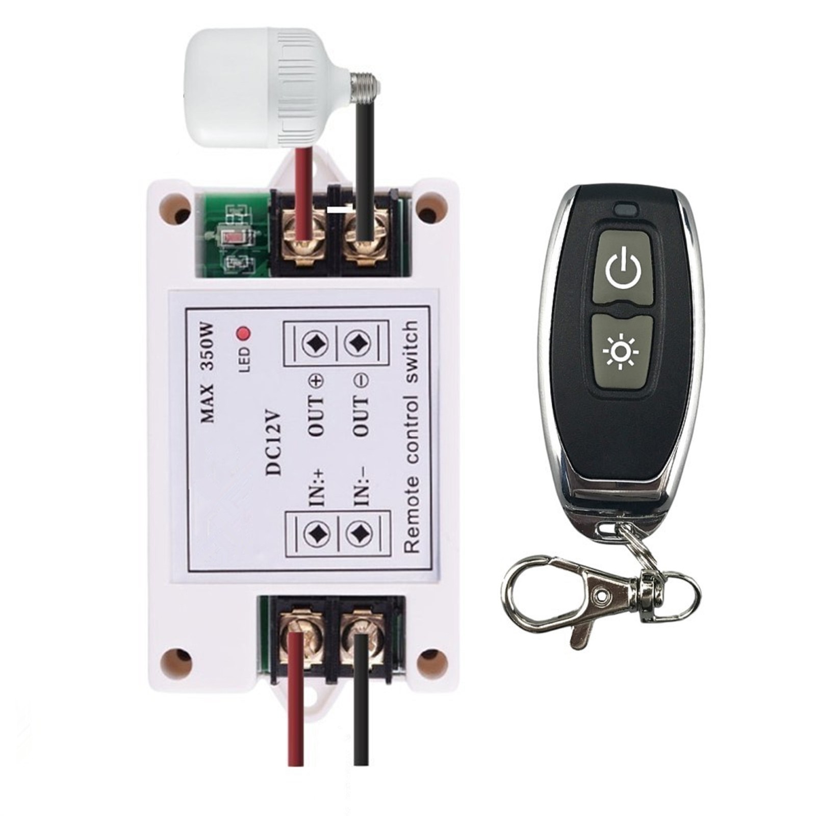 High Power Remote Control Switch Wireless Receiver With 433mhz Remote Control Q