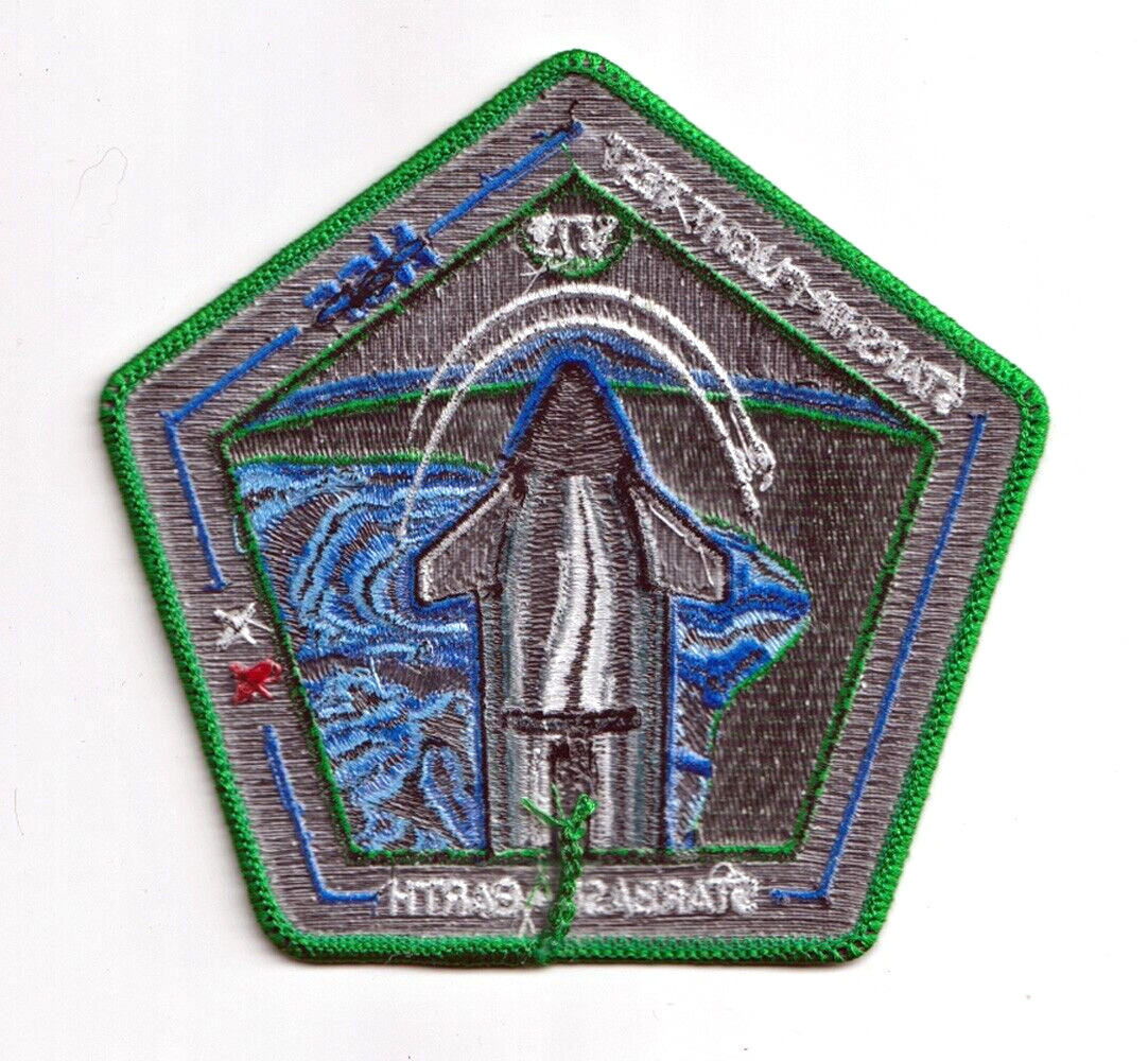Authentic STARSHIP FLIGHT TEST 7- SPACEX -STARBASE, EARTH Launch PATCH