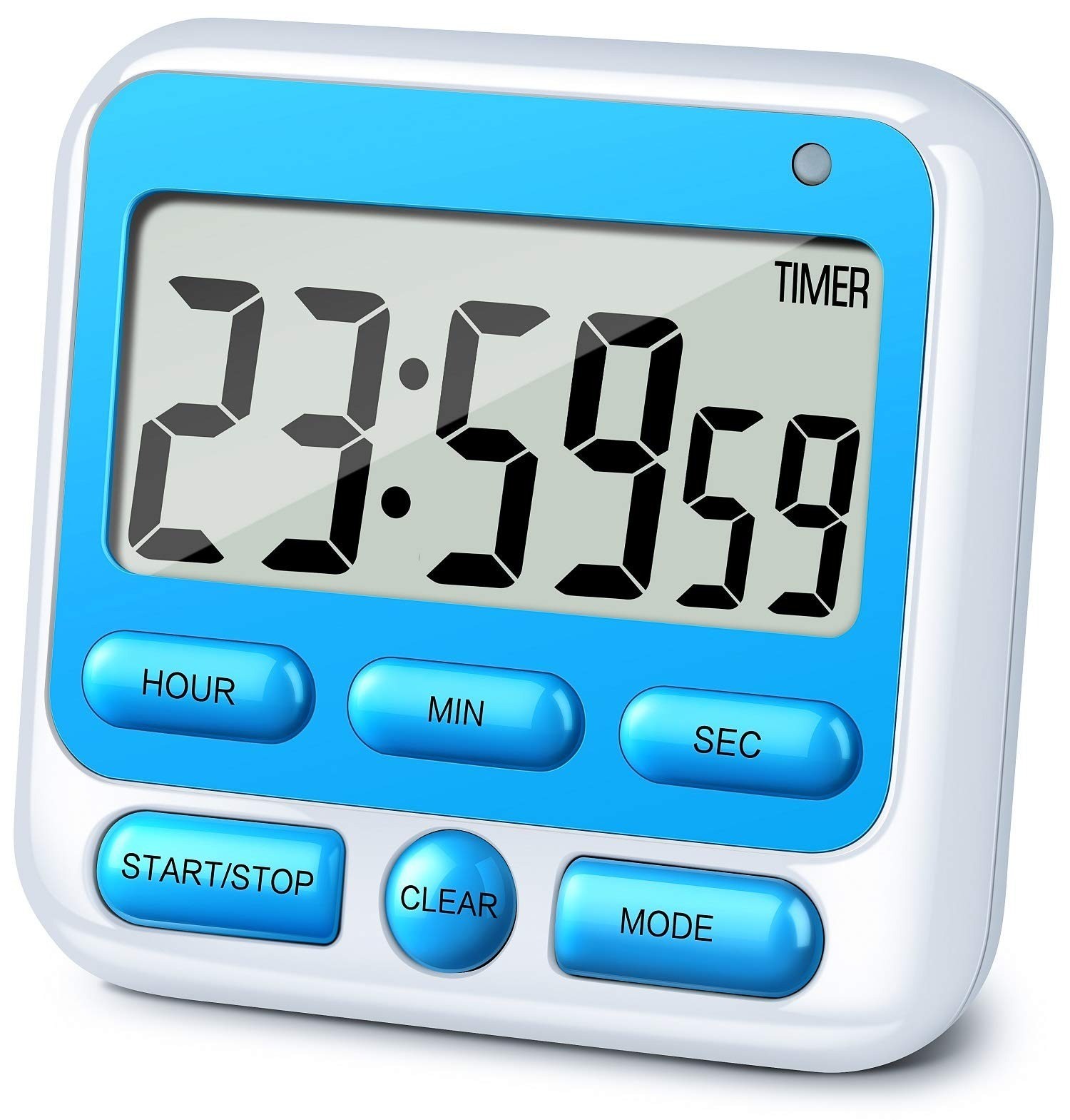KTKUDY 4-in-1 Digital Kitchen Timer with Alarm & Count Up/Down Function