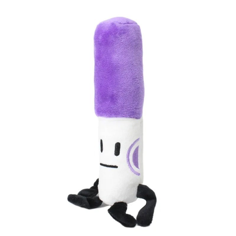 BFDI Marker Pen 8 Inch Stuffed Animals Toddler Plush Toys Kids Fluffy Dolls Gift