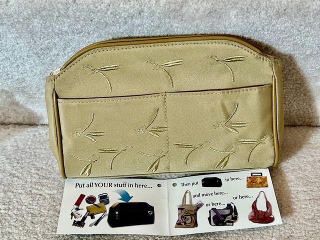 Joann Huth Multi Pocket Purse Organizer Insert Transfer Bag