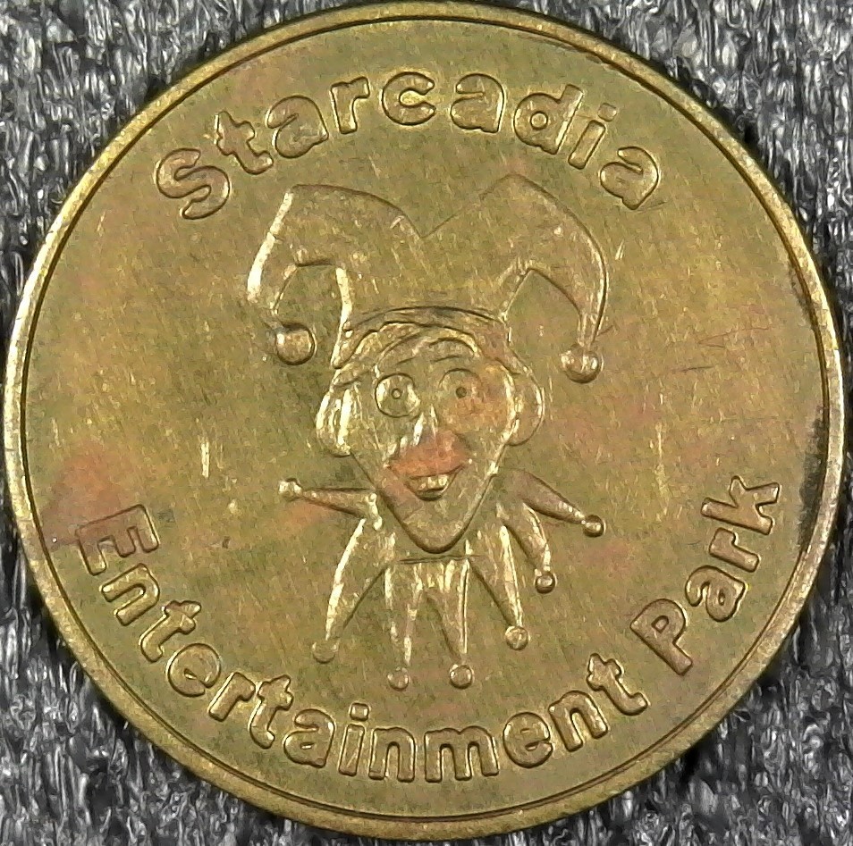 Starcadia Entertainment Park - No Cash Value Arcade Game Token 23mm (c861)