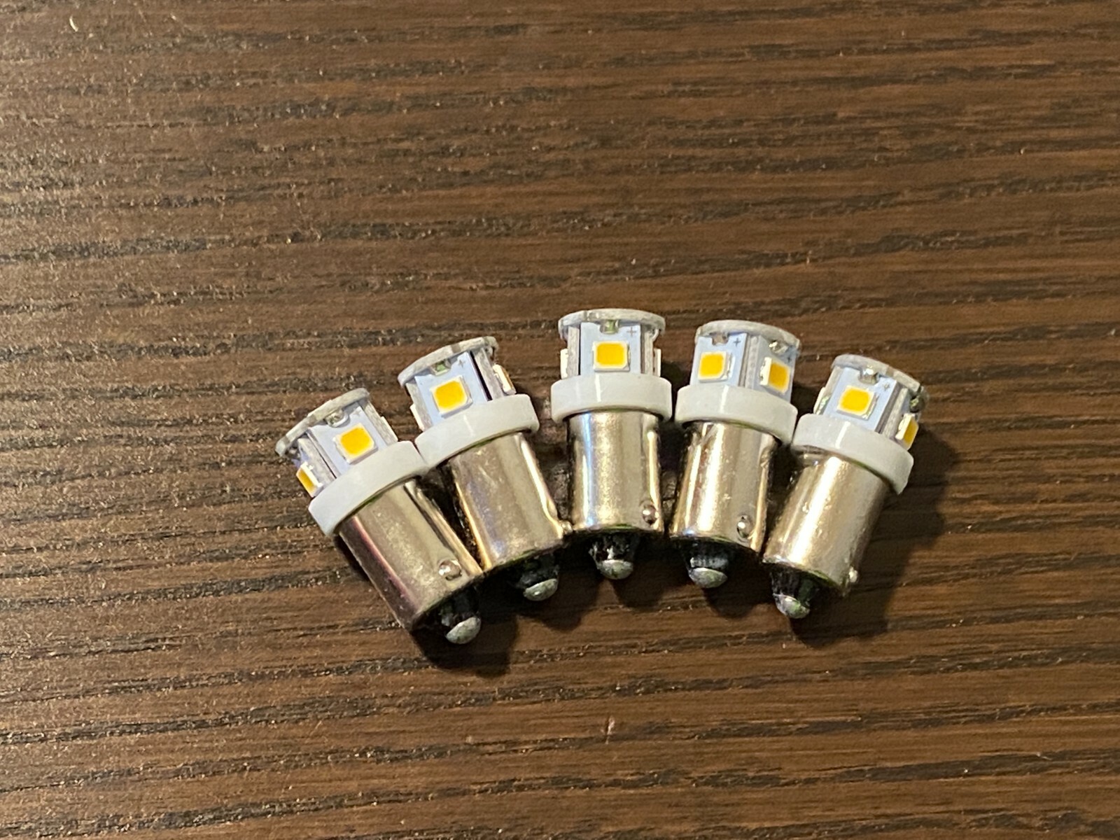 5 New 12v Warm White Bayonet LED Lamp Light Bulbs (Qty Available)