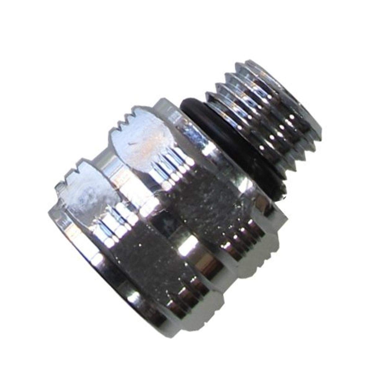 Scuba Choice Scuba Adaptor M-7/16-20 F-3/8-24 AS568-012-N70 | 7/16-20 UNF-2A | 3
