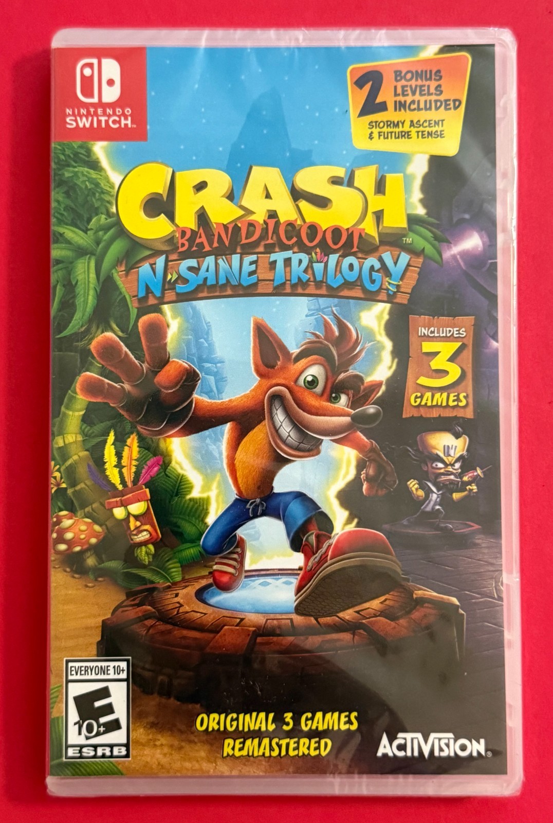 Crash Bandicoot N. Sane Trilogy Nintendo Switch Remastered Brand New Sealed