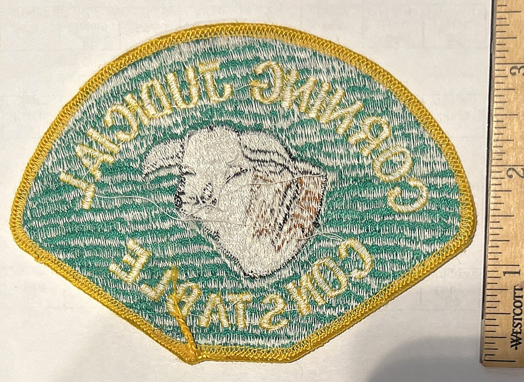 DEFUNCT Corning California Judicial CONSTABLE Patch HAND STITCHED