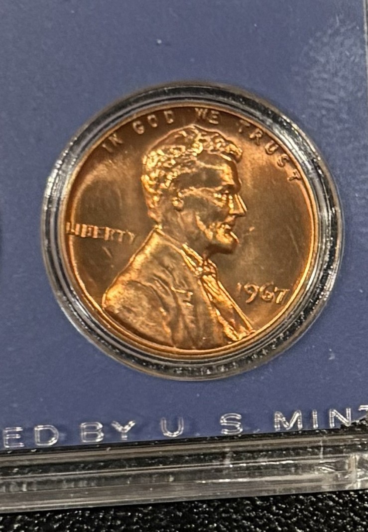1967 U.S. Special Mint Set - SMS - 5-Coin Set - U.S. Mint Plastic Packaging