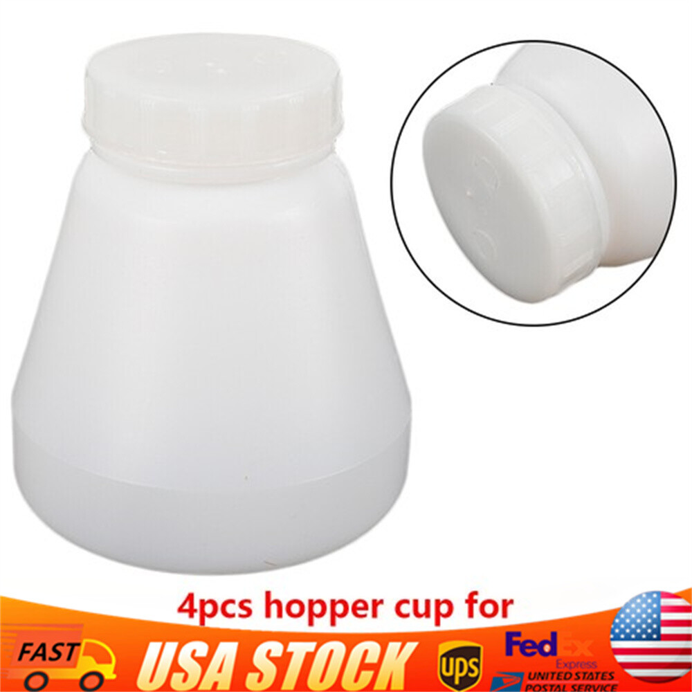 4 pcs hopper cup Bottle for powder coating system PC02 PC03 paint spray gun