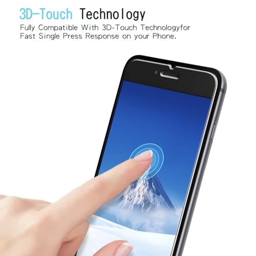 2 Pack Screen Protector Tempered Glass for iPhone SE