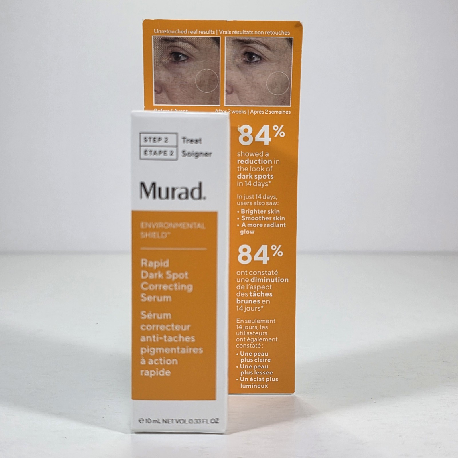 Murad Treat Step Rapid Dark Spot Correcting Serum Hyperpigmentation 0.33oz