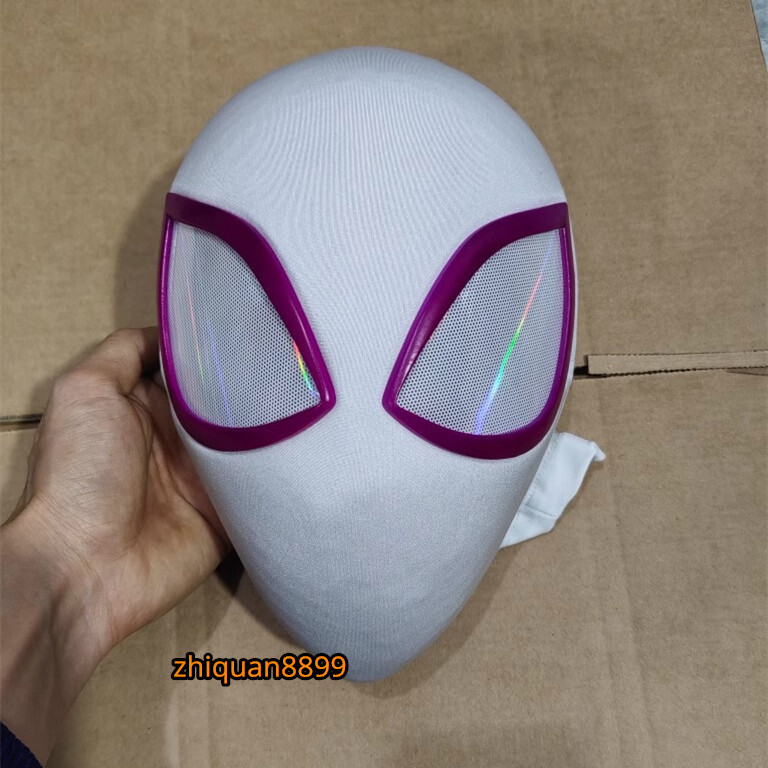 Handmade Spider Gwen Full Face Mask 1:1 Full Helmet Masks Cosplay Prop