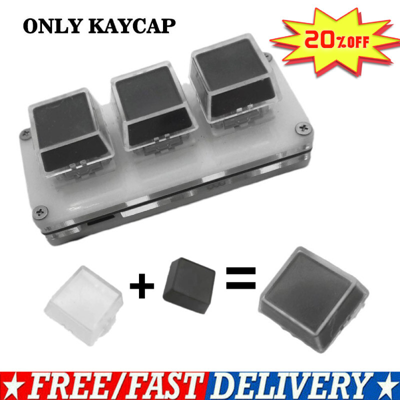 Double-layer Transparent Keycaps Removable Protection For QWERTY Stan Prof  O6K2