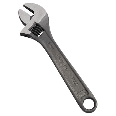 Protoblack™ Adjustable Wrench, 6 in L, 15/16 in Opening, Black Oxide  Products