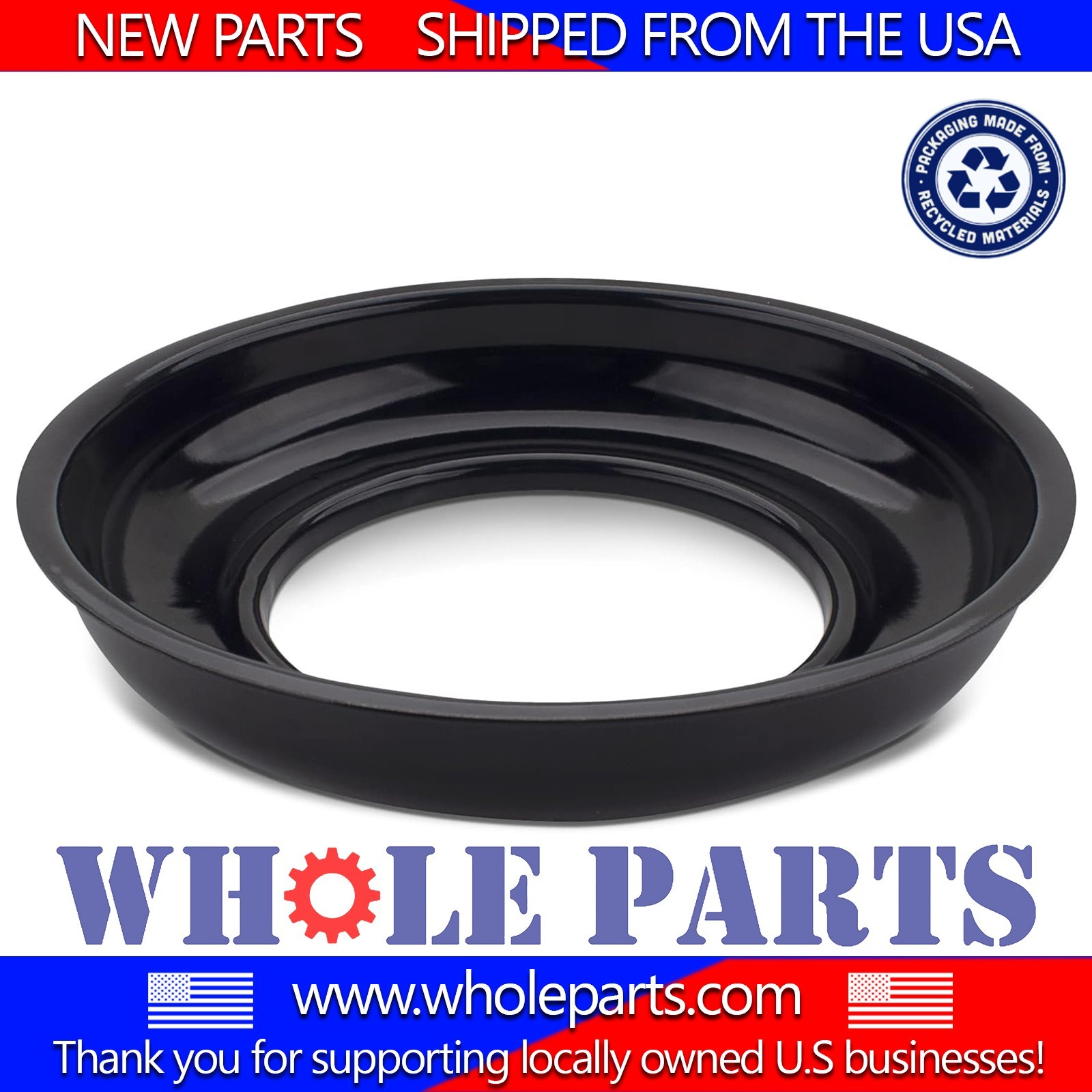 NEW PA030002BK Appliance Burner Bowl Black for Viking-FREE PRIORITY SHIPPING