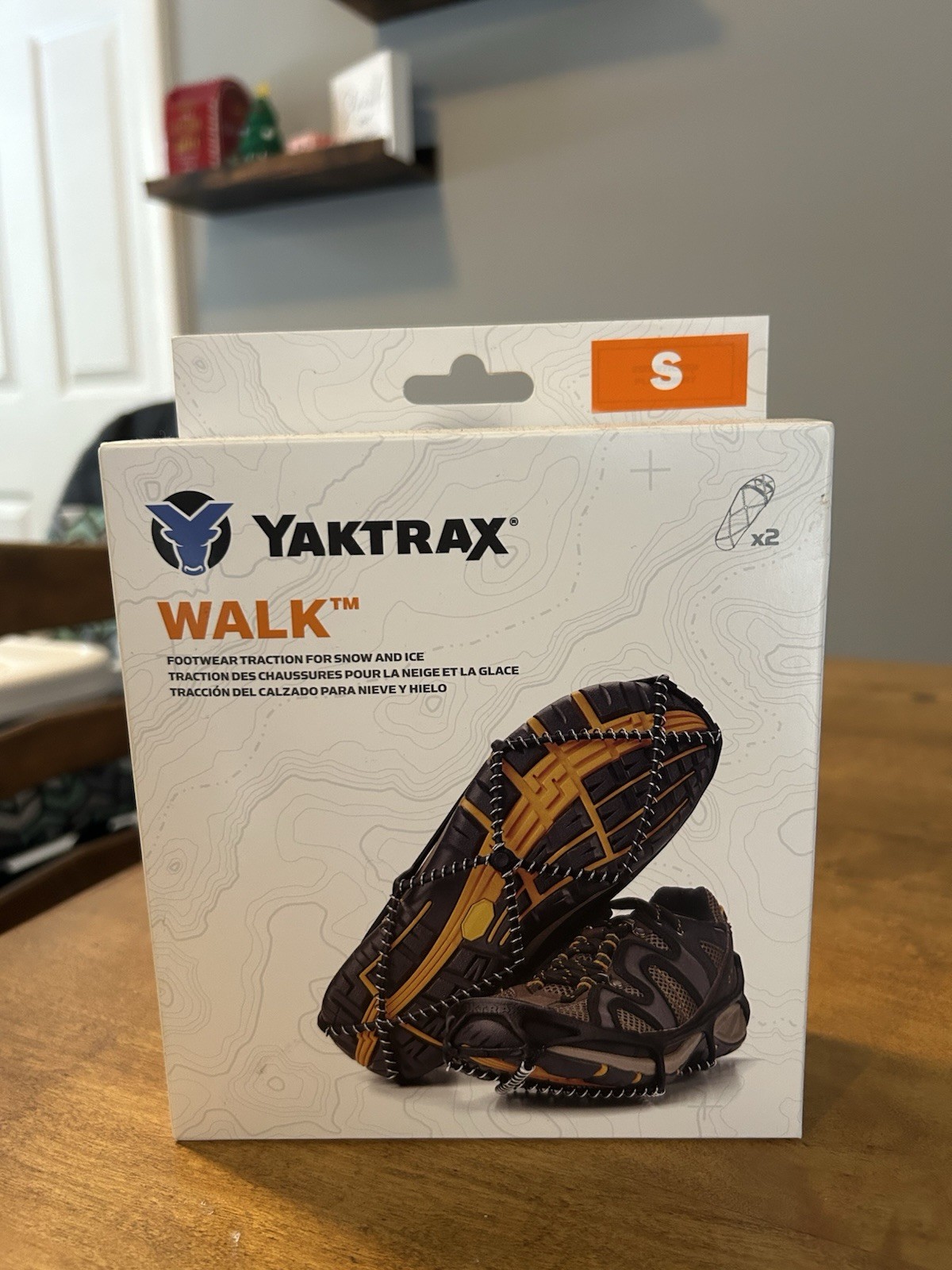 Yaktrax Walk Ice Snow Traction Cleats Size S New In Box Black