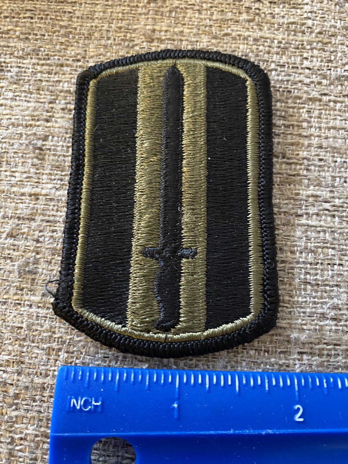 193rd Infantry Brigade US Army Shoulder Patch Insignia Subdued