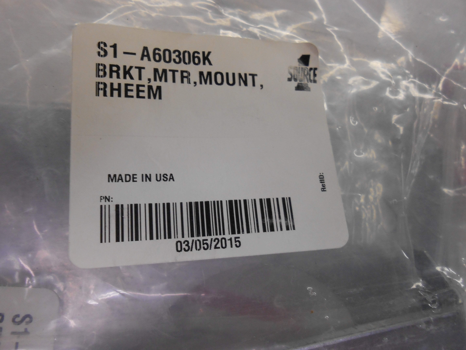RHEEM A60306K MOTOR MOUNT 193584