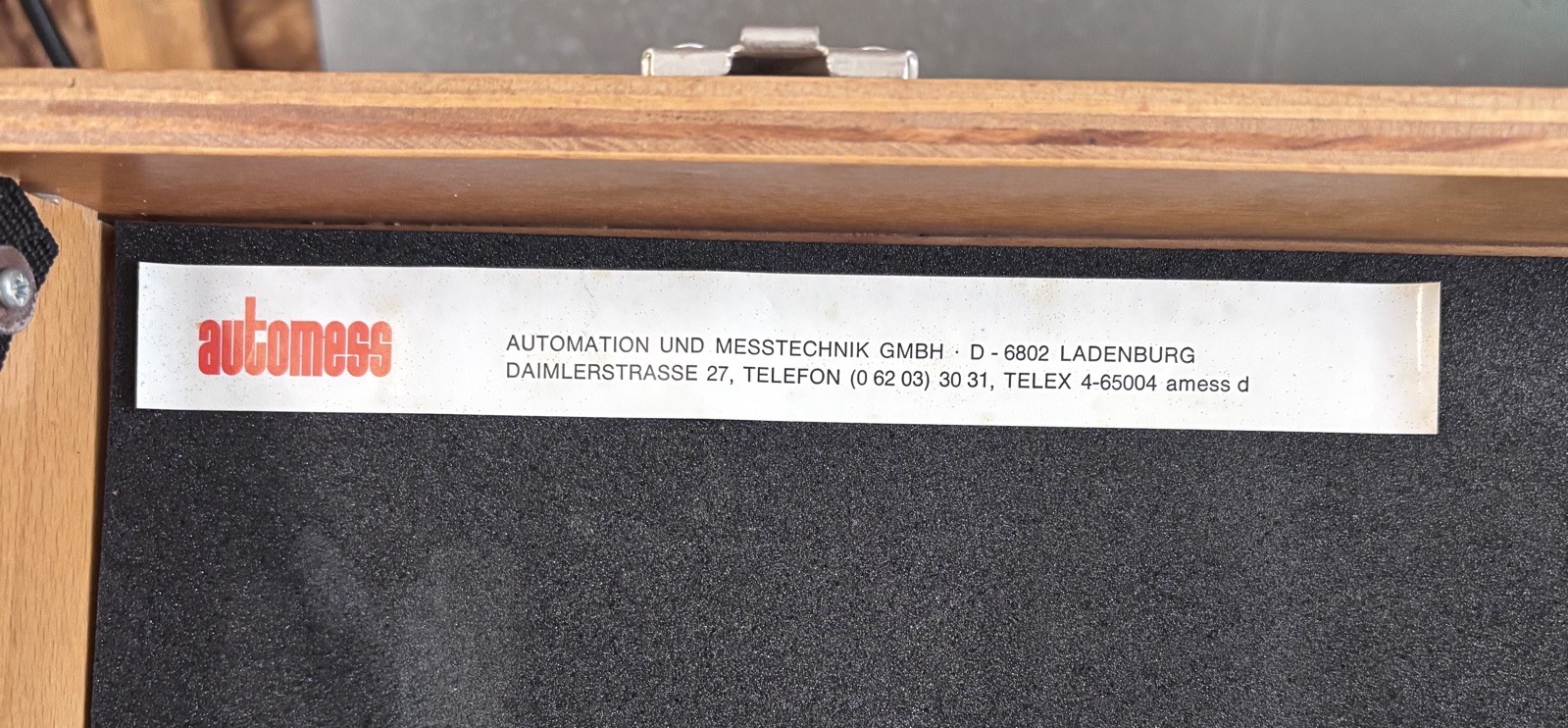 Automess Teletector Model 6112B Gamma & Beta Dose Radiation Meter •Case Only•