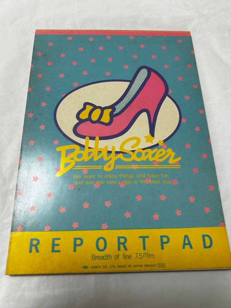 Rare Showa Heisei Retro San-X Bobby Soxer Stationery Memo Pad
