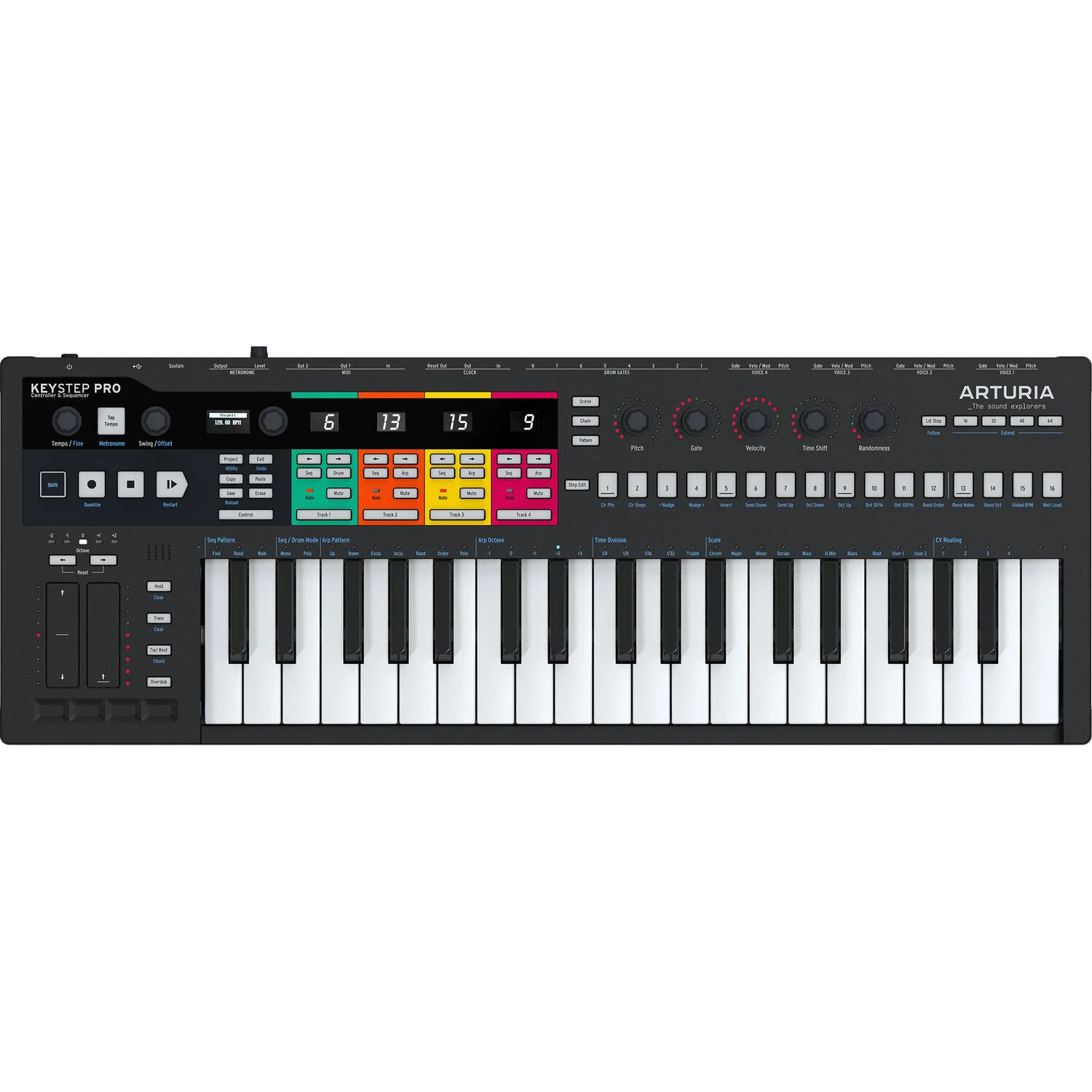 Arturia Keystep Pro Black Edition