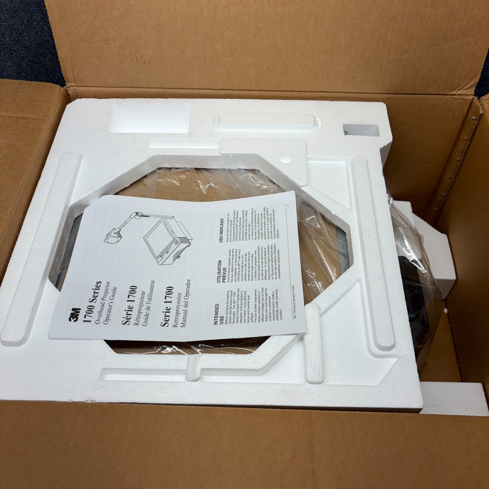 3M 1700 Plus Overhead Projector Model 1700 New Open Box