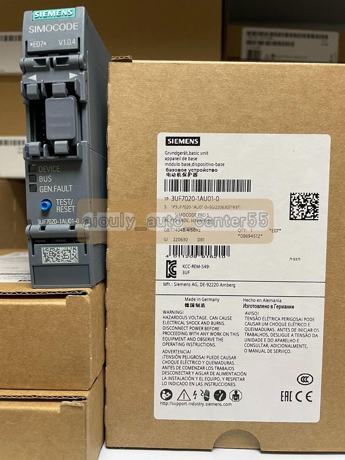 1PC NEW SIEMENS Module 3UF7020-1AU01-0