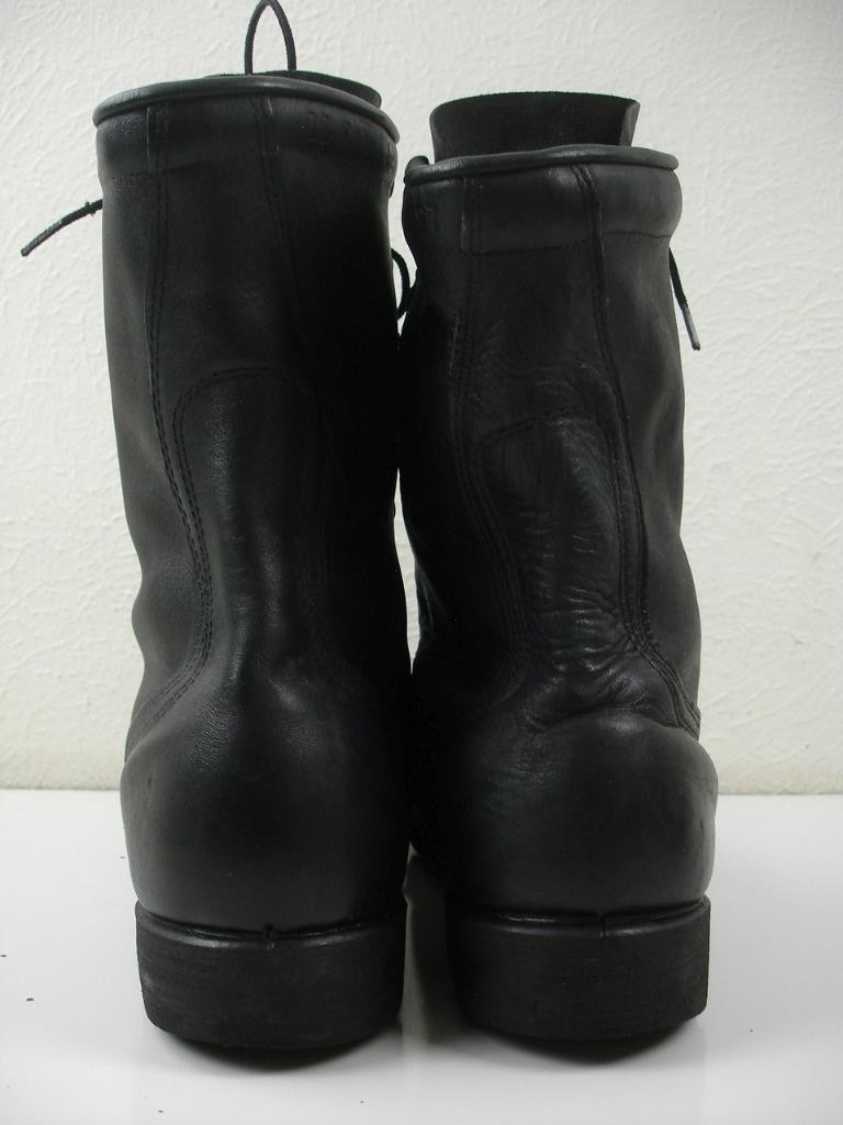 Men's 11 W Ro-Search Wellco Boots Jump Black Leather Military Combat 4-97 1997