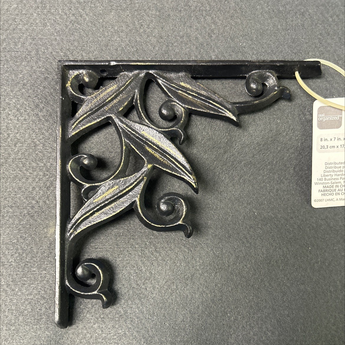 (5 Pack) 7 inch Willow Leaf Shelf Bracket