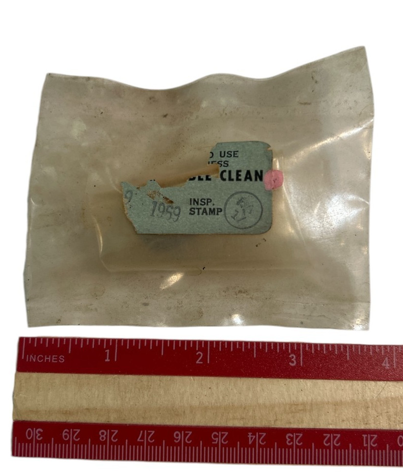 1969 APOLLO NASA SPACE PROGRAM UNIDENTIFIED FITTING IN SEALED ORIGINAL PACKAGE B