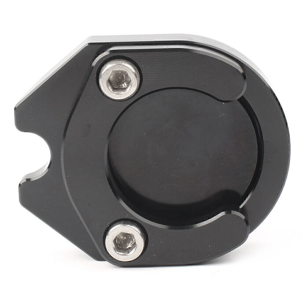 Foot Side Stand Plate Enlarger Pad For Yamaha XMAX 125 400 NVX155 NMAX125 BLACK