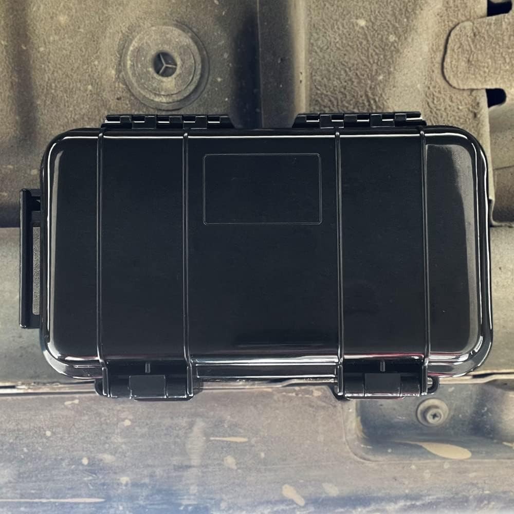 Magnetic Hidden Stash Box under Car Secret Compartment Security Safe Container.
