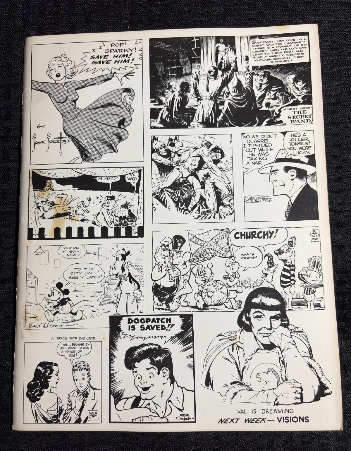 1997 RUSS COCHRAN'S 44pg Auction Catalog #52 FN 6.0 Frazetta Mickey Mouse Pogo