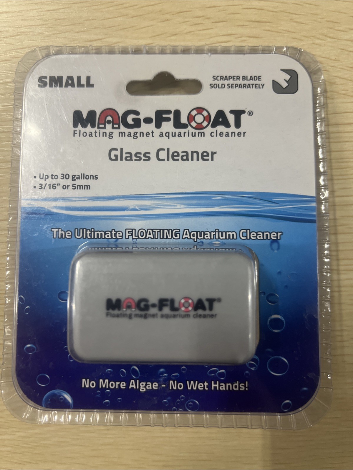 Gulfstream Tropical AGU030SM Mag-Float Glass Aquarium Cleaner, Small